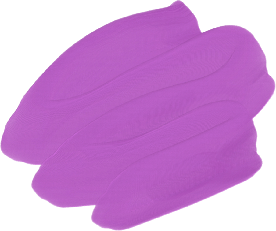Vibrant Light Purple Paint Brush Stroke